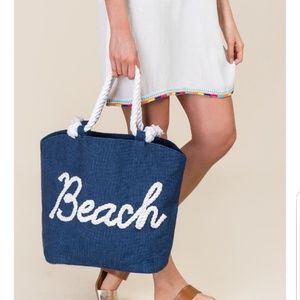 BEACH ROPE JUTE TOTE